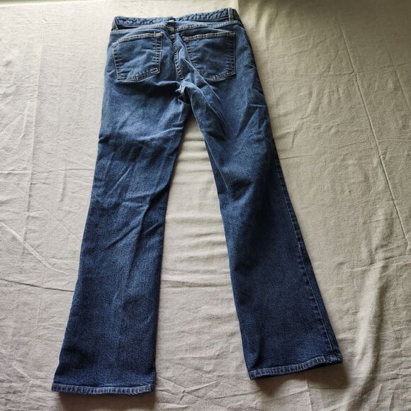 VTG Gap Jeans Womens 10 Blue Bootcut Stretch Denim Mid Rise 30x30 Y2K Made USA - Picture 11 of 15